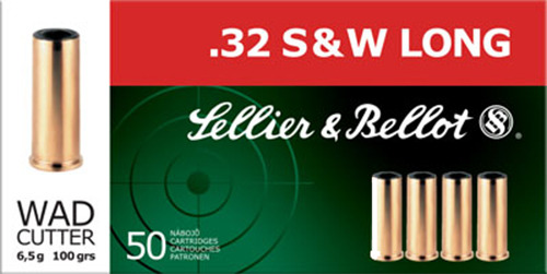 Ammunition Sellier&Bellot Pistol 32SW S&B 32SW LONG 100GR 50/1000